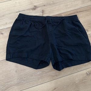 Old navy black linen shorts
